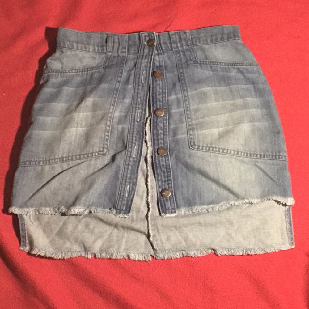 Blue jean skirt